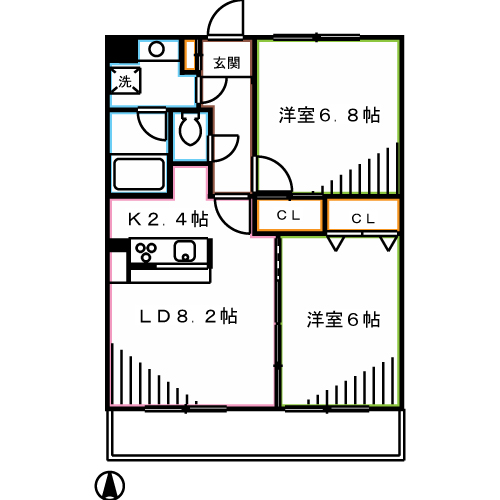 Wisteria浅間 間取り