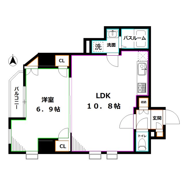 ビバリーホームズ三鷹 間取り