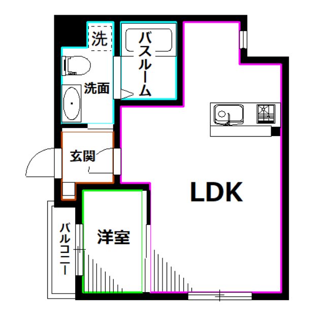 RITS SEKIMACHI 間取り