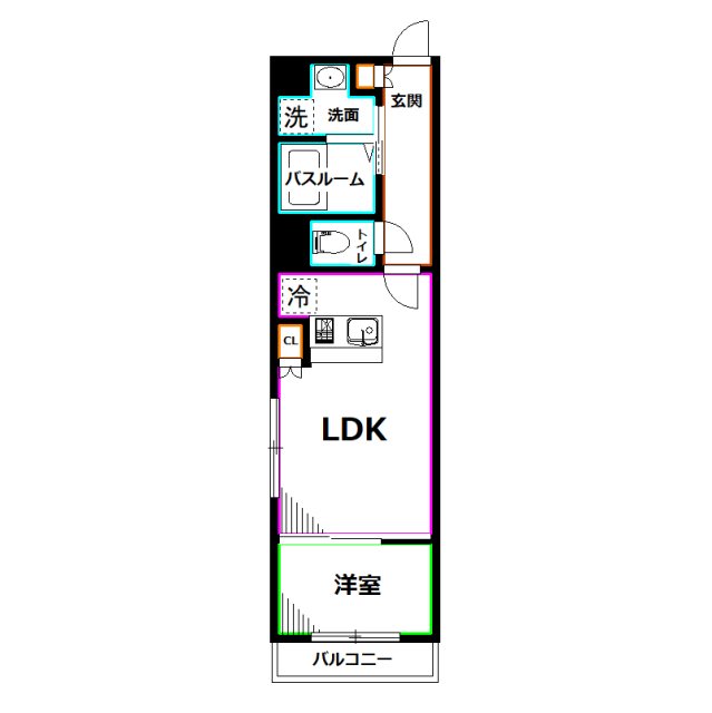 RITS SEKIMACHI 間取り