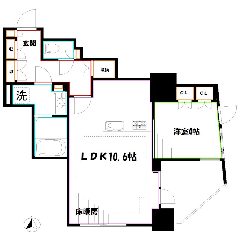 ブランズ三鷹 間取り
