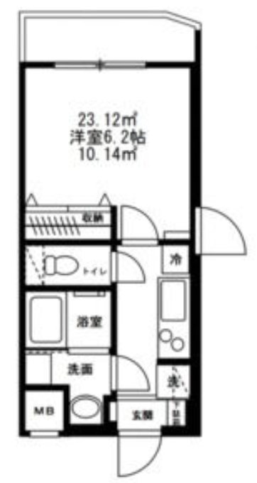 モン・シャトー新高円寺新館   間取り