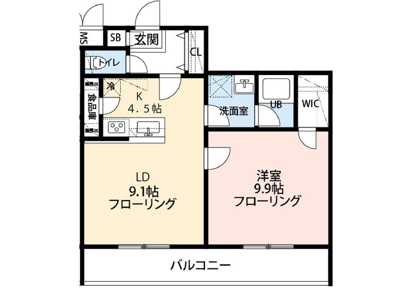 ファランドール中野 間取り