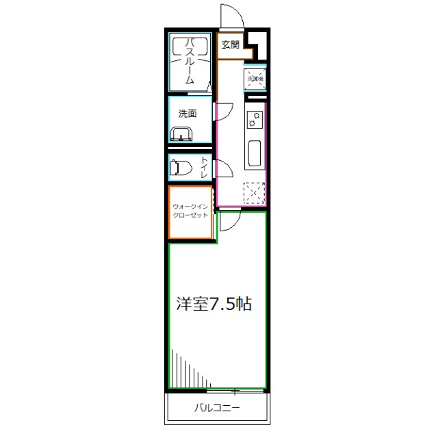 ブランシュバル戸倉 間取り図