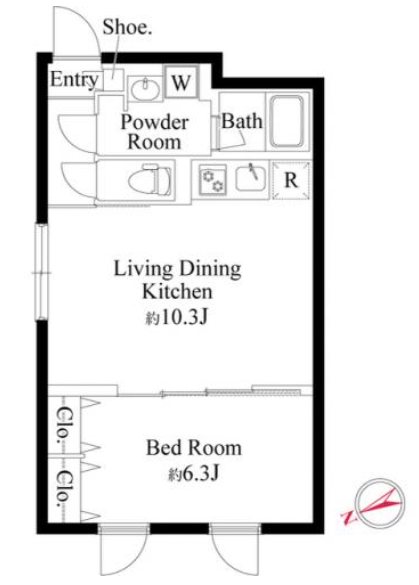 アバンティア阿佐ヶ谷南  間取り