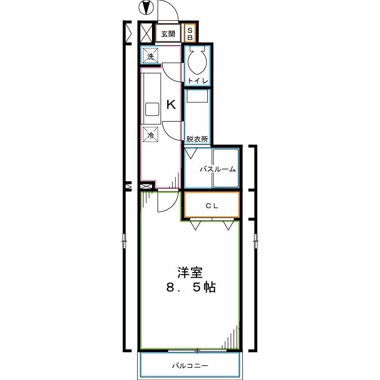 リブリ・国立 間取り