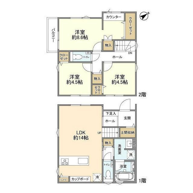 Kolet三鷹大沢＃03 間取り