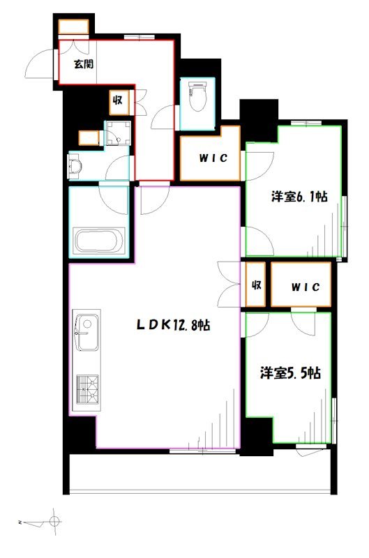 KDXレジデンス三鷹 間取り