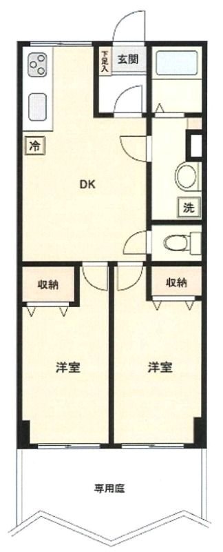 三鷹陵雲閣マンション 間取り