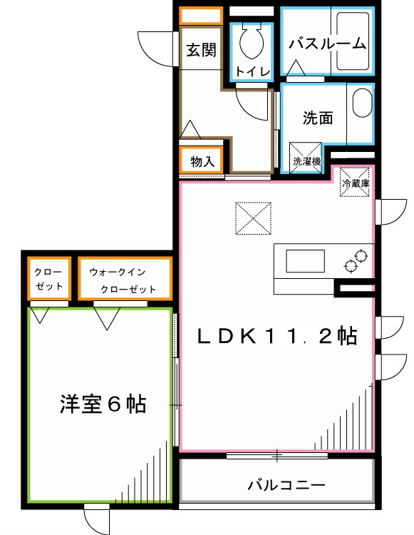 Beau,Belle（ボーベル） 間取り