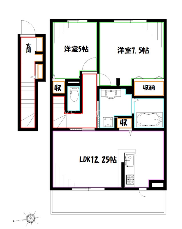 Sakura邸  間取り