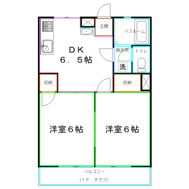 国分寺ヴィレッジ 間取り