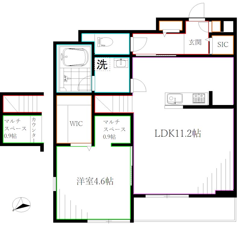My Style Vintage若宮 間取り
