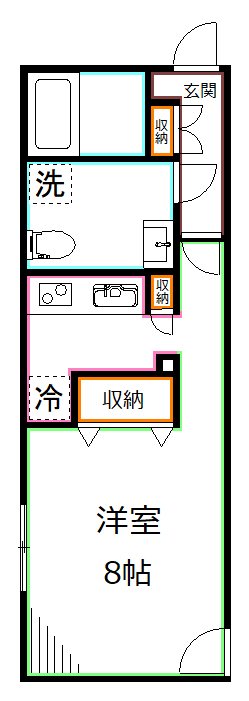 Ｂｒａｎｃｈｅ中野富士見町   間取り