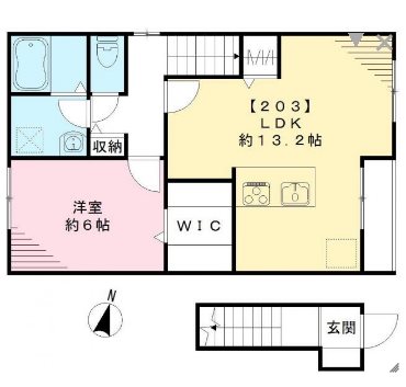 クロッシェ  間取り
