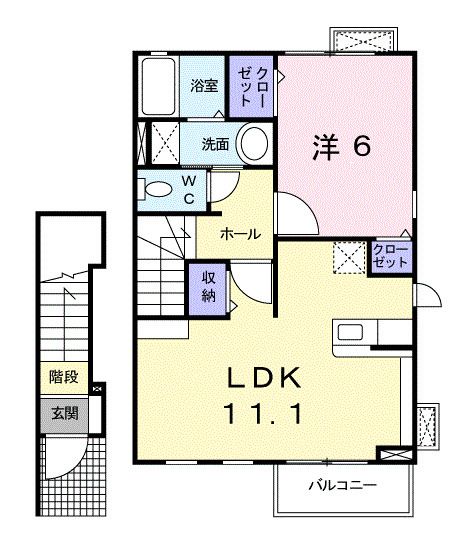 ソレイユ　ブラン 間取り