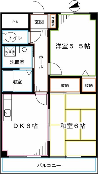 ティアラB 間取り
