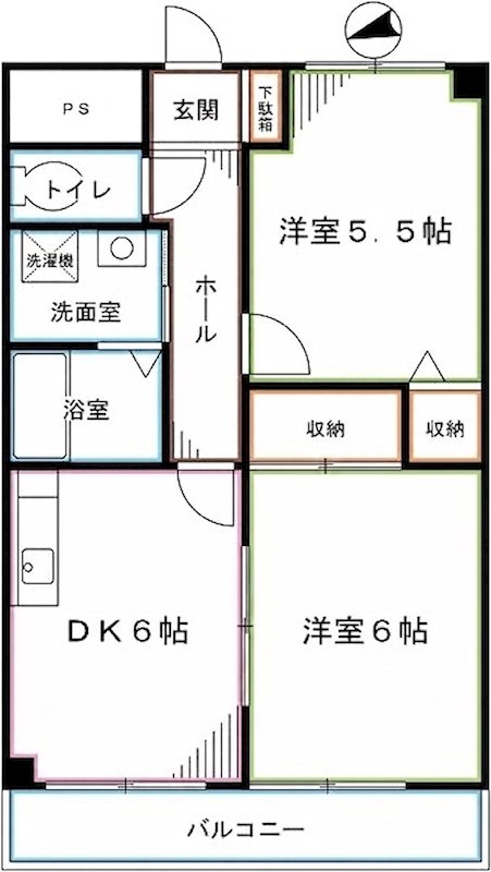 ティアラB 間取り