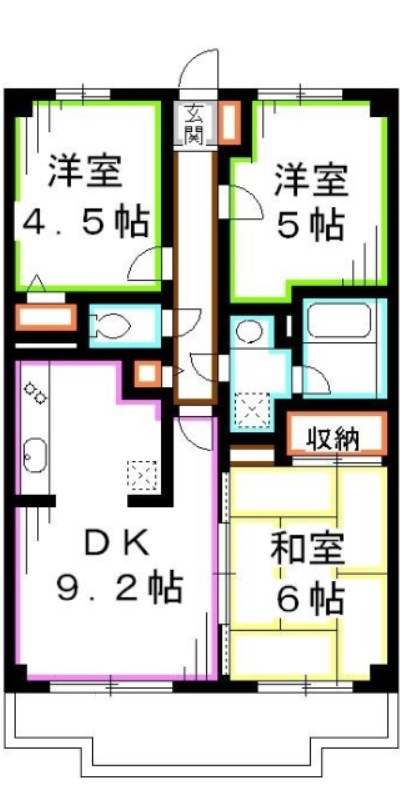 グランドゥール上石神井 間取り