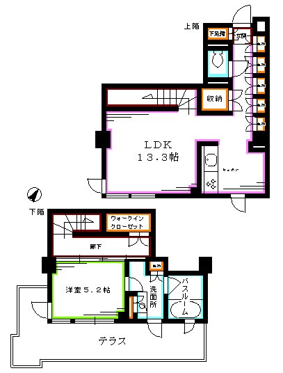 コンフォリア中野 間取り