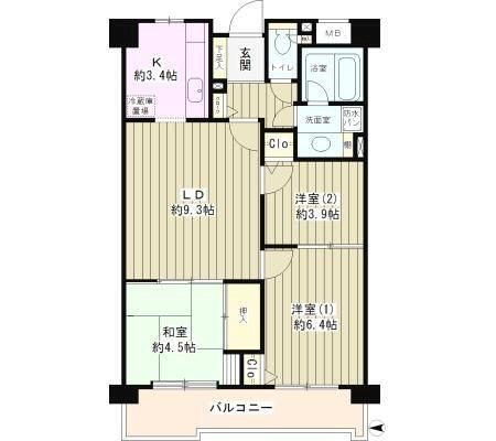 コーボック新小金井 間取り