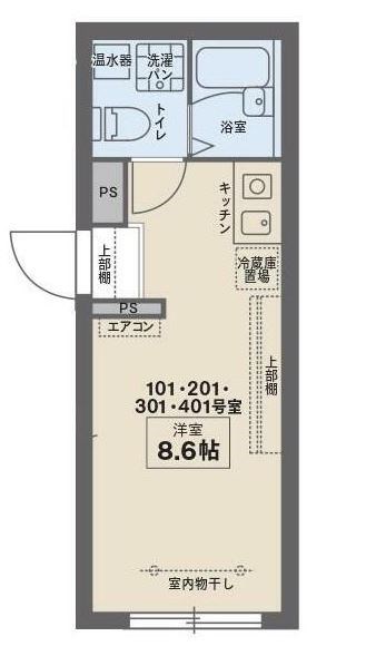 COCOFLAT西荻窪 間取り