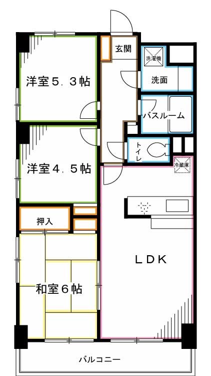 ルミエール荻窪 間取り