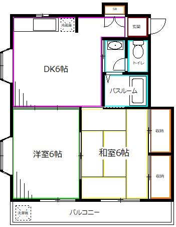 メゾン・エスポワール  間取り