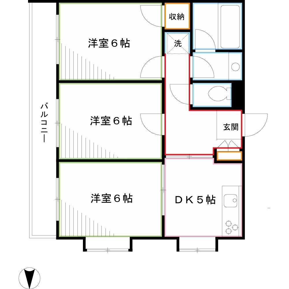 ロイヤルハウスＫ－ＴＷＯ 間取り