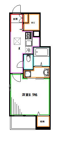 クアトロポルテ  間取り