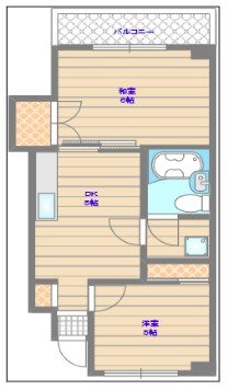 メゾン学園西 間取り図