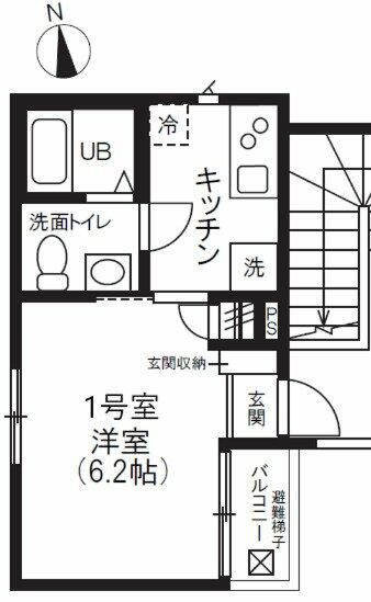 ディーアパートメントⅡ 間取り
