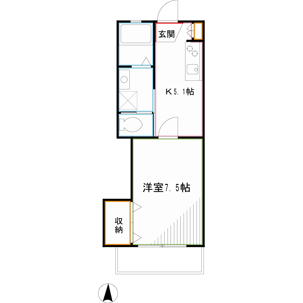 ヴァンクール 間取り