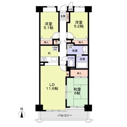 NR花小金井 間取り