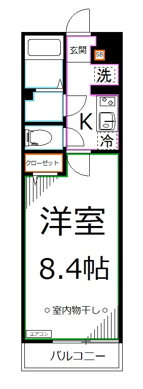 ハビテ花小金井Ⅰ 間取り