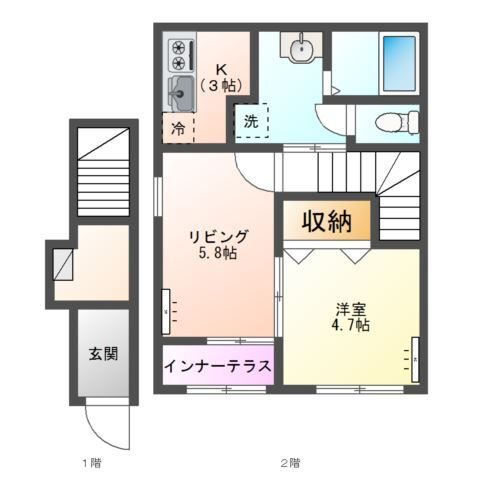 Halelea・Aoba（ハレレア・アオバ） 間取り