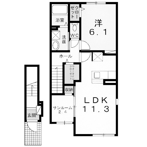 アリエッタ  間取り