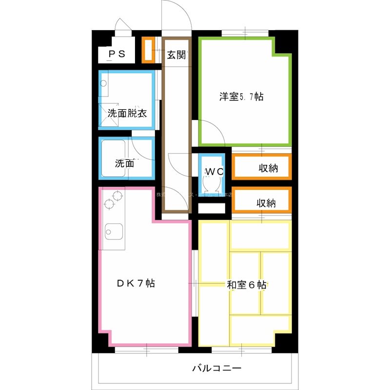 エレガンス三鷹 間取り