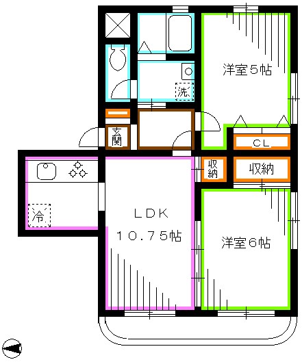 ステータス関町 間取り