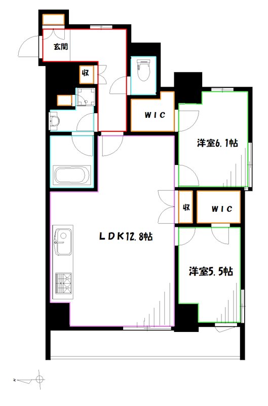 KDXレジデンス三鷹 間取り