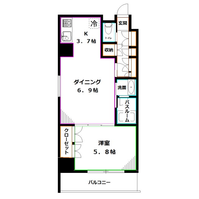 セジョリ武蔵関 間取り