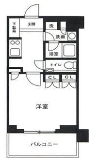 プラウドタワー武蔵小金井クロス イースト 間取り