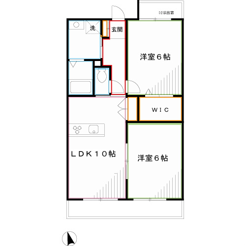 ジェメリフェリオ武蔵野 間取り