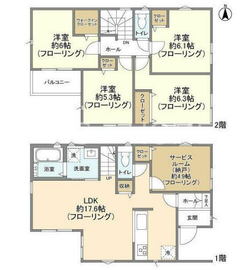 Kolet国立泉 ＃04  間取り