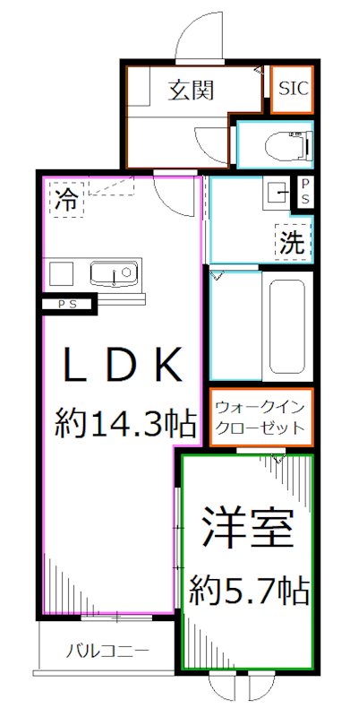 ユアメゾン　メイプル  間取り