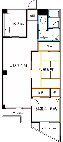 東小金井シティーハウス 間取り