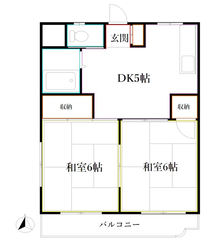 KEIⅡマンション  間取り
