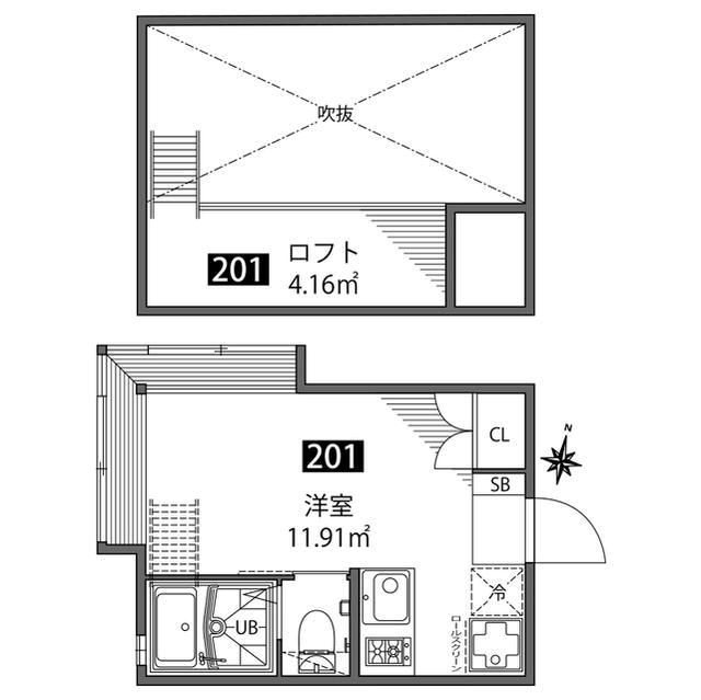 チトカラアパートメント 間取り