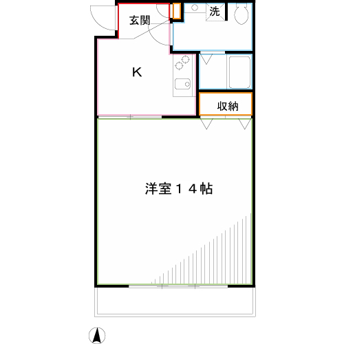 メゾン朱雀　　 間取り