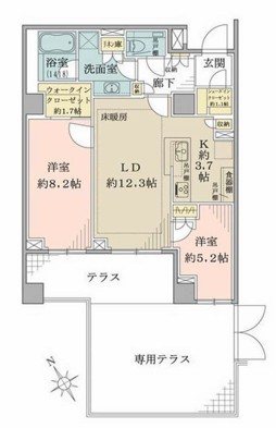 ザ・パークハウス吉祥寺  間取り